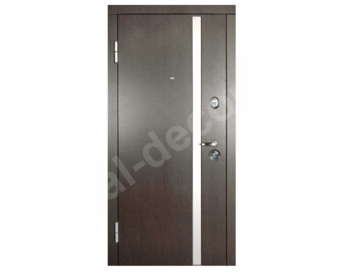 Входная дверь  Resiste AV-1 Dark Wenge/White Silk (900x2050)  K51