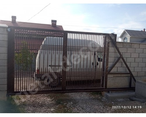 Консольные откатные ворота 