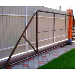 Poarta autoportanta culisanta in consola   