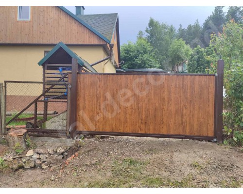 Poarta autoportanta culisanta in consola   