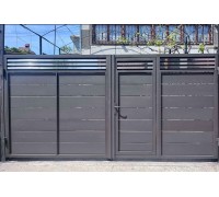 Ворота со встроенной калиткой  K118