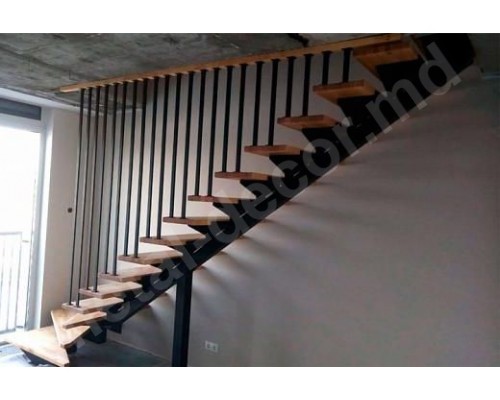 Scara moderna la etajul al doilea 