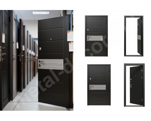 Ușă metalică la intrare pentru apartament Resiste Sten K136