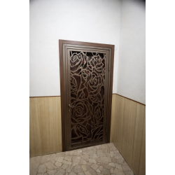 Ușă metalică decorativă de siguranță pentru apartament  K145