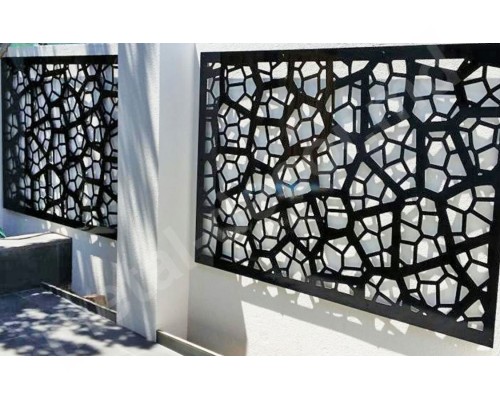 Декоративная металлическая панель для забора K37