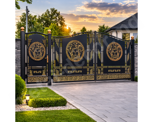 Декоративные металлические ворота Medusa K119
