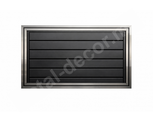 Panou metalic pentru gard modern LINEA FRAME K42