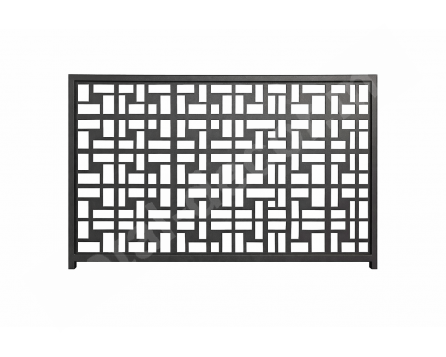 Panou decorativ metalic GRID  pentru gard K44