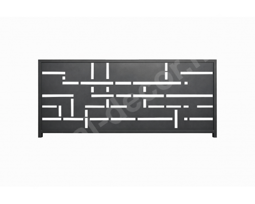 Panou decorativ metalic GRID  pentru gard K45