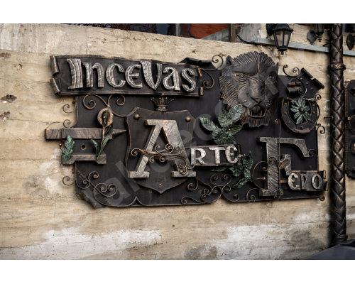 Panou decorativ metalic personalizat 