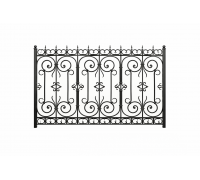 Panou gard din fier forjat premium „VOLUTA REGAL” K49