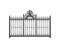 Panou gard din fier forjat premium „ROYAL ARC” K50