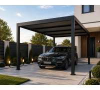 Copertină auto metalică modernă  K36