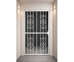 Металлическая дверь с коваными элементами K28