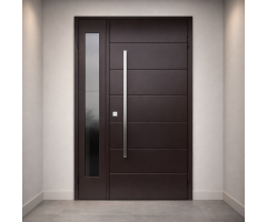 Современная металлическая дверь  K51